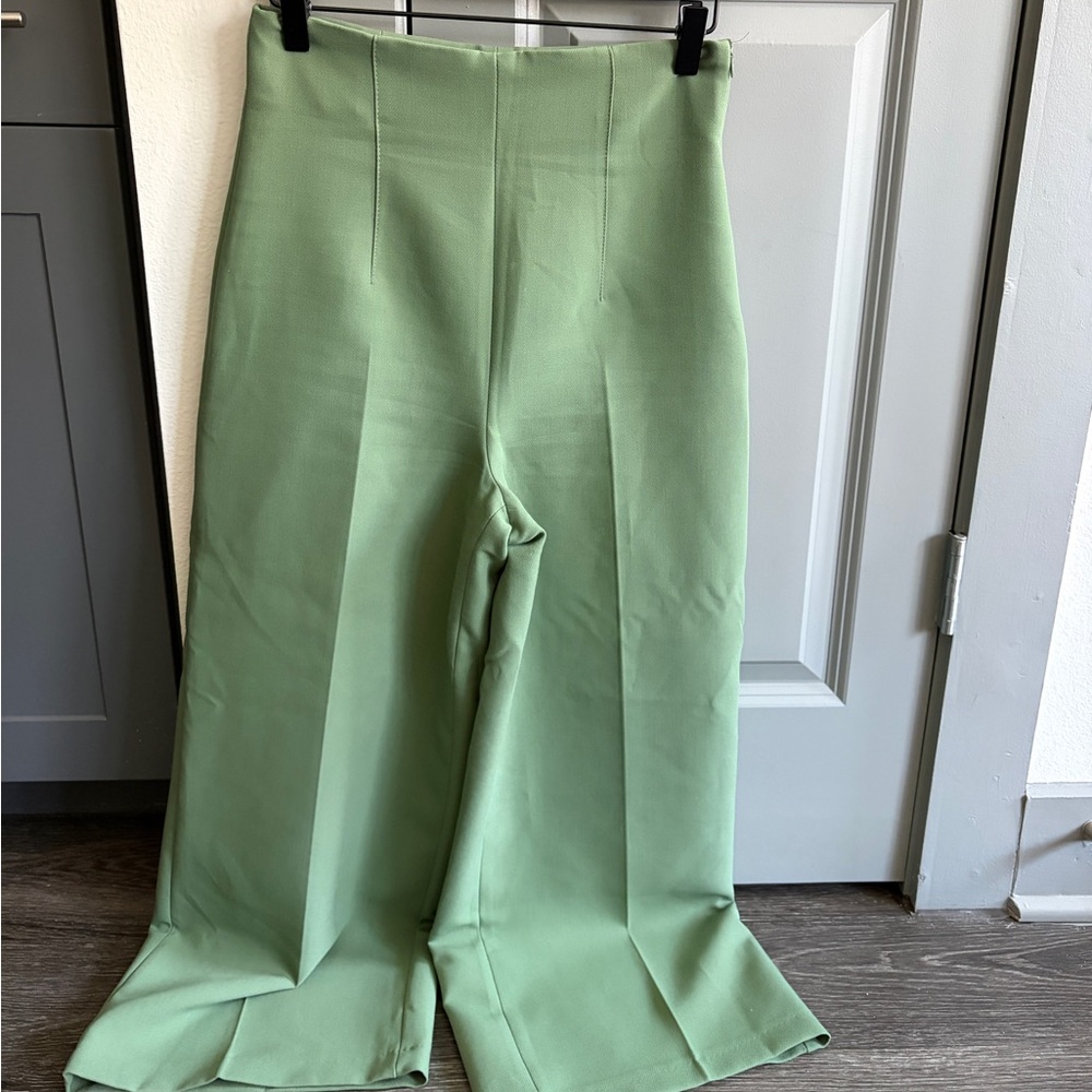 Zara Light Green Trousers